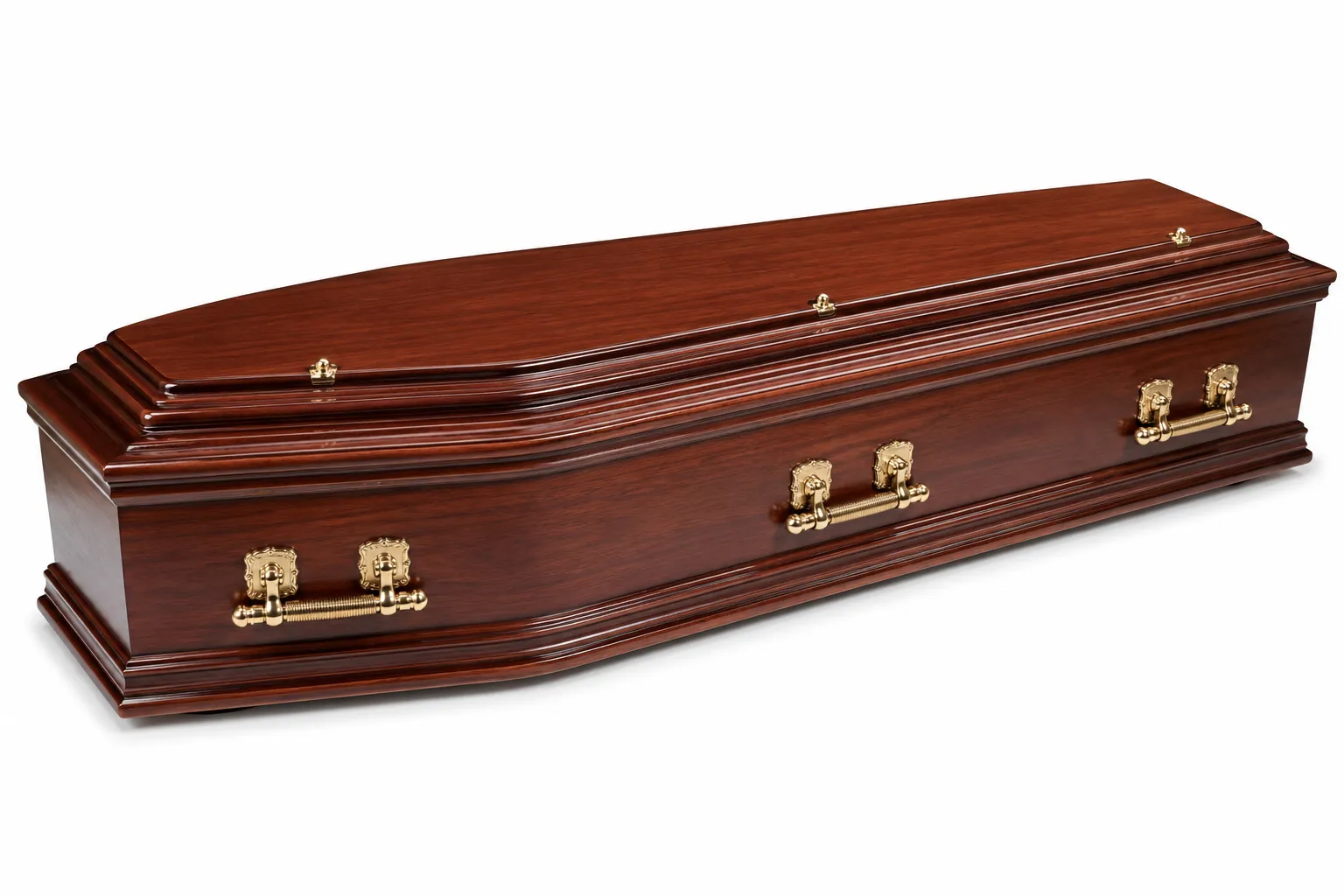 Classic Polished Coffin
