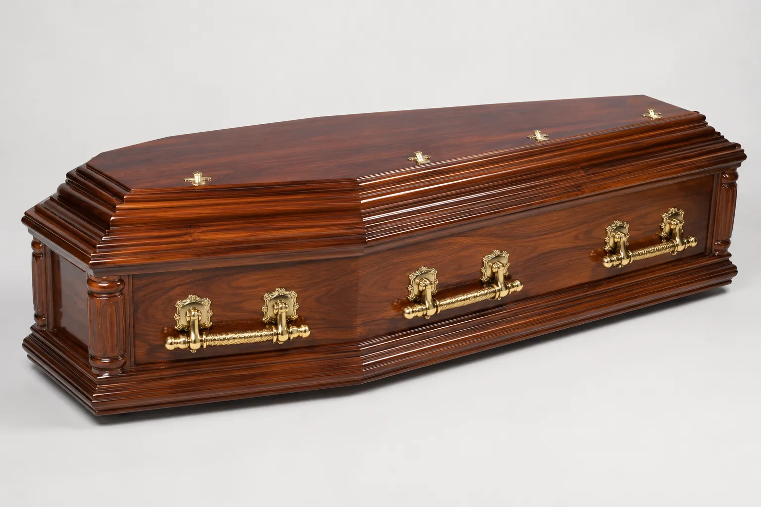 Premium Hardwood Coffin